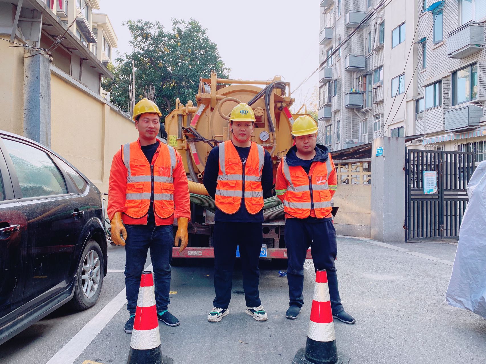 幕府山南京某小区管道清淤检测施工